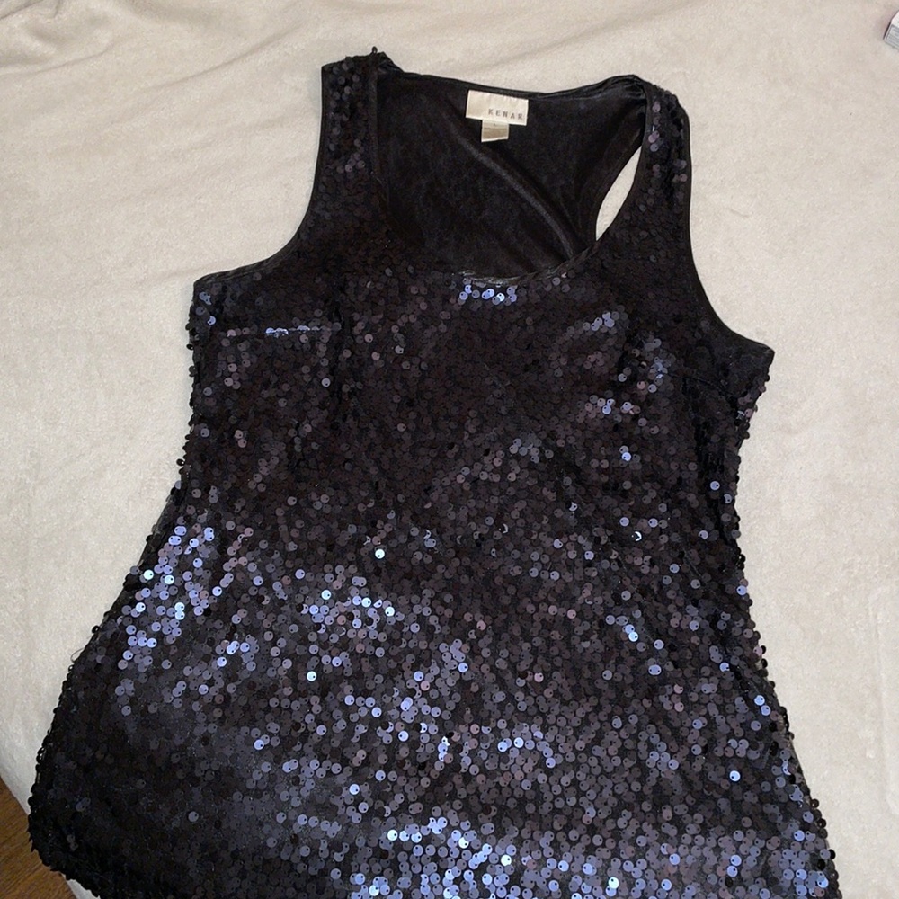 Racer back sequin Tee